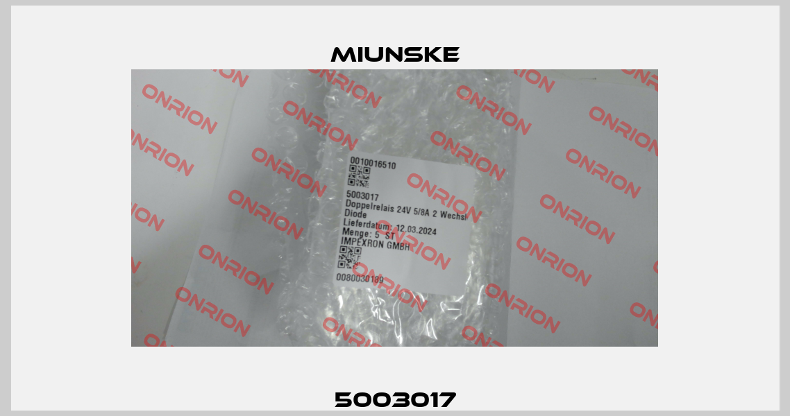 5003017 Miunske
