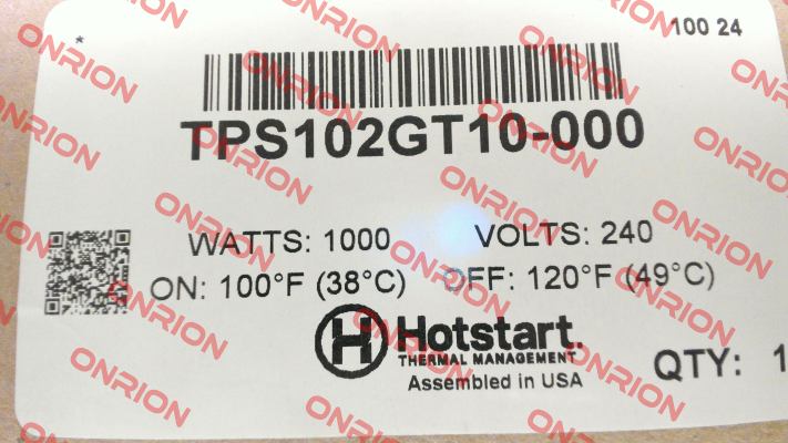 TPS102GT10-000 Hotstart