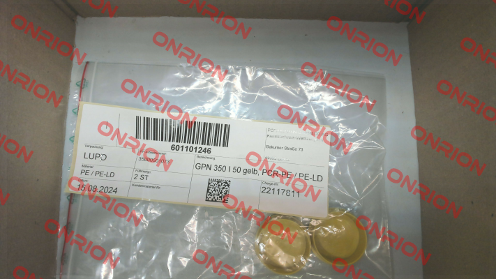 P/N: 350 0050 0000, Type: GPN 350 I 50 Poppelmann