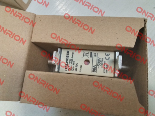 1500680 / FUS NH00C KOMBI GG 80A 500V Italweber