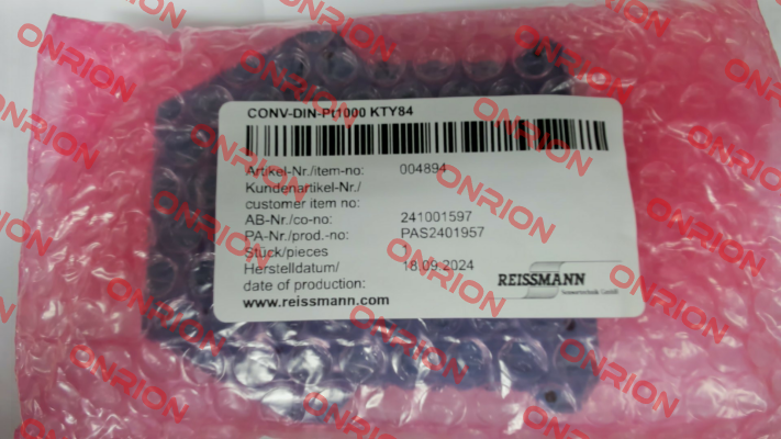 Pt1000 / KTY 84-130 / 004894 Reissmann