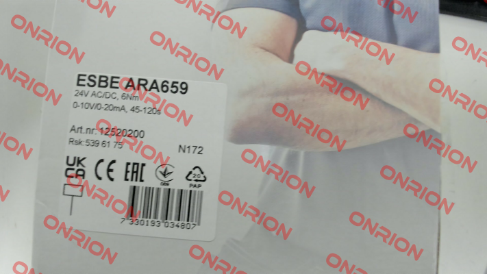 PN: 12520200 / Type: ARA 659 Esbe