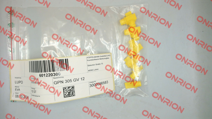 305 0012 0000 / GPN 305 GV 12 Poppelmann