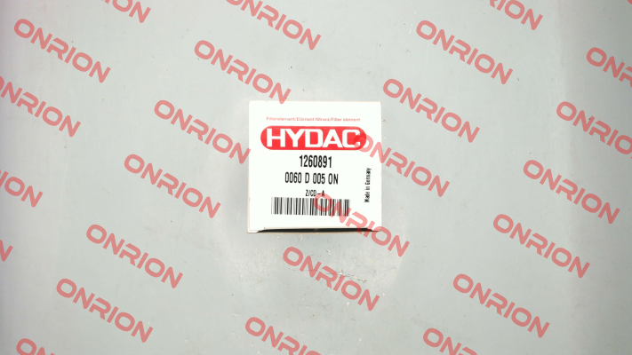 P/N: 1260891, Type: 0060 D 005 BN4HC Hydac
