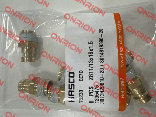 Z811 13x16x1,5 Hasco
