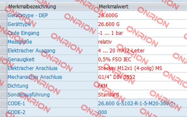 26.600 G-S102-R-1-5-M00-300-1-000 Bd Sensors