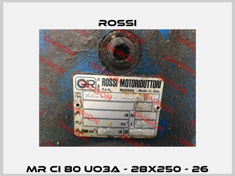 MR CI 80 UO3A - 28x250 - 26 Rossi
