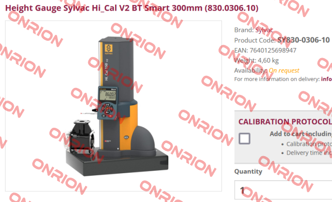 SY830-0306-10 Sylvac