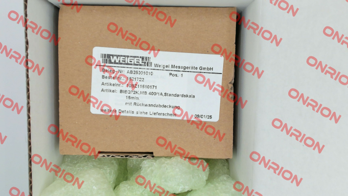 BIEQ 72 K / 10BZ11510171 Weigel