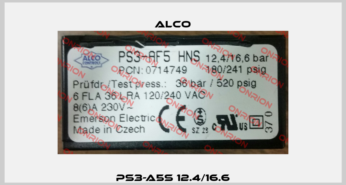 PS3-A5S 12.4/16.6 Alco