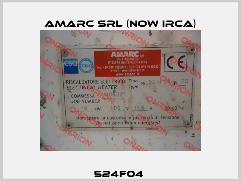 524F04  AMARC SRL (now IRCA)
