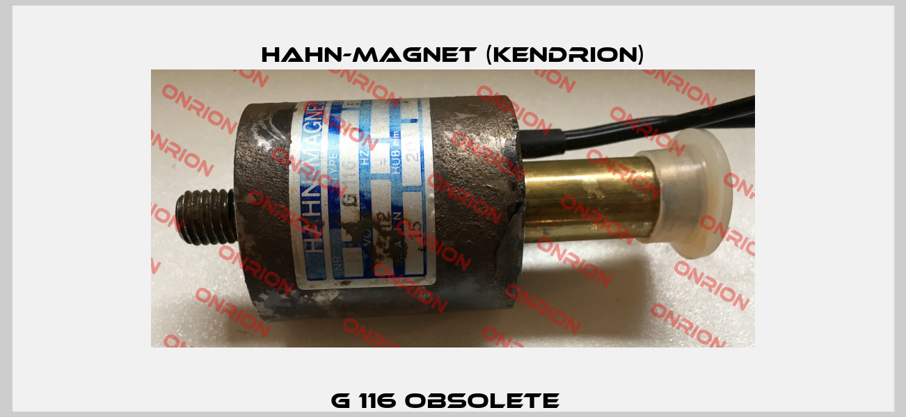 HAHN-MAGNET (Kendrion) - G 116 United States