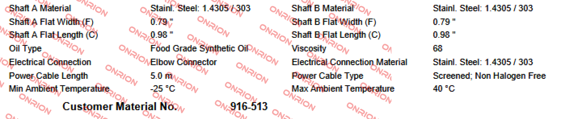 MI-DM0113 DM1133-ASM13E0U4LBJ-507mm Interroll