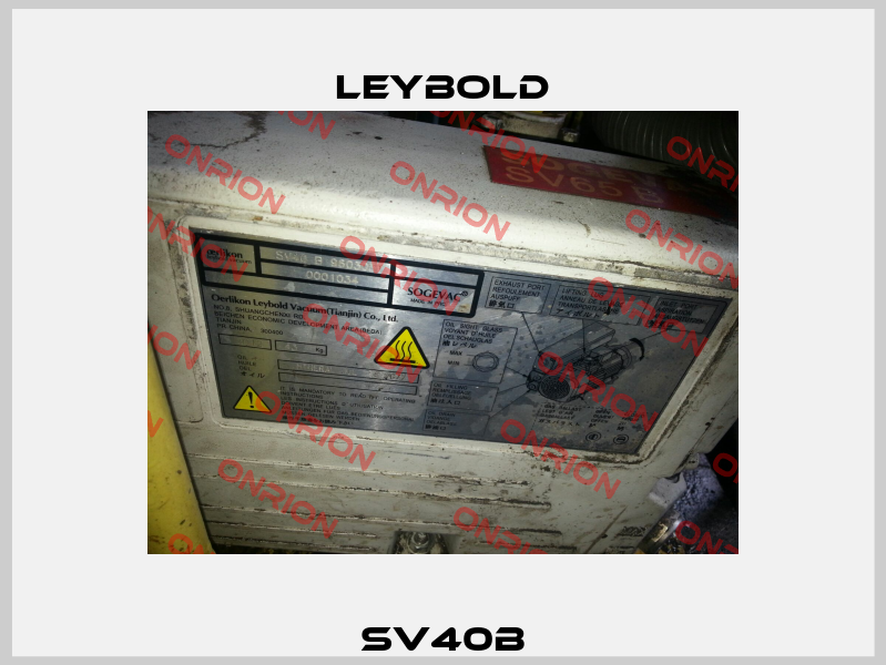 SV40B Leybold