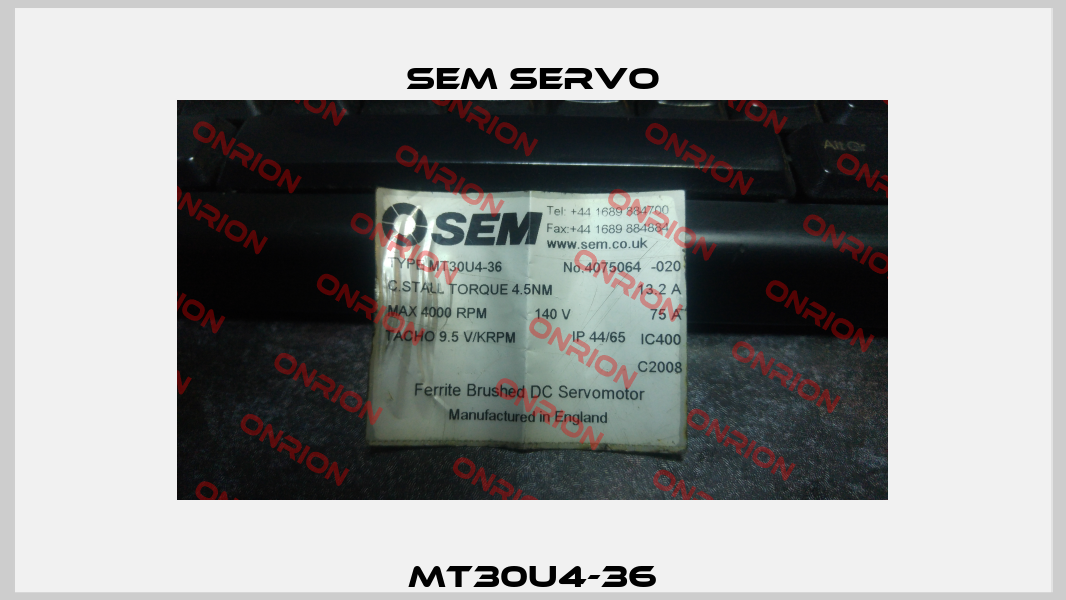 MT30U4-36 SEM SERVO