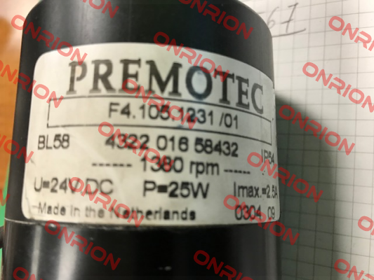 F4.105.1231/01 BL58 4322 016 58432 (OEM)   Premotec