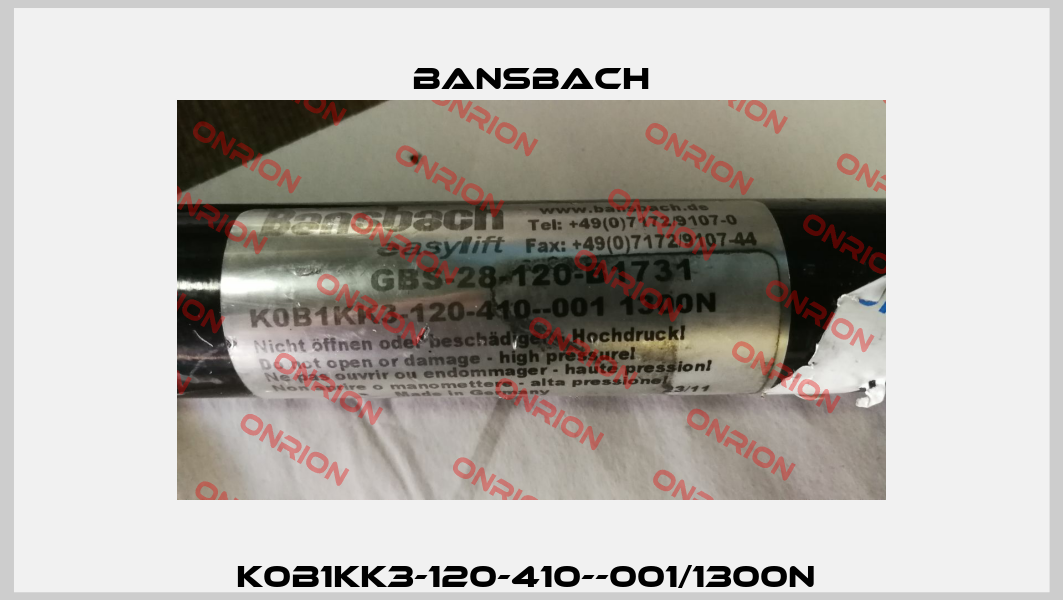 K0B1KK3-120-410--001/1300N  Bansbach