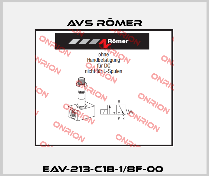EAV-213-C18-1/8F-00  Avs Römer