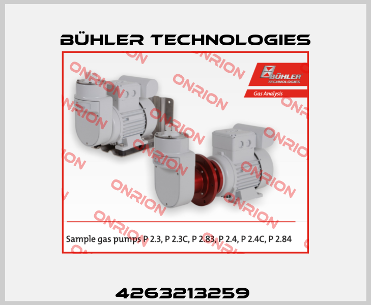 4263213259  Bühler Technologies