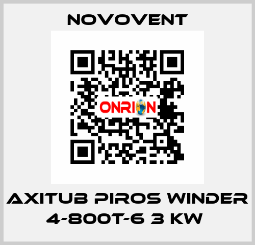 AXITUB PIROS WINDER 4-800T-6 3 KW  Novovent