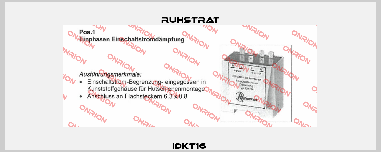 IDKT16  Ruhstrat