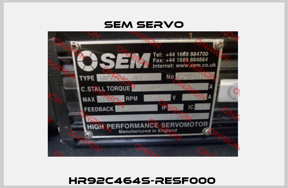 HR92C464S-RESF000  SEM SERVO