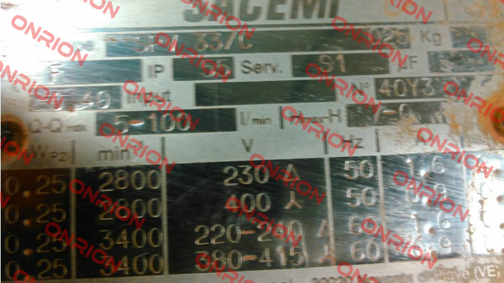 SPV33/C Sacemi