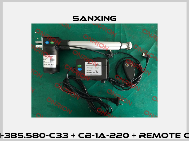 FD-24-A1-385.580-C33 + CB-1A-220 + remote control Sanxing