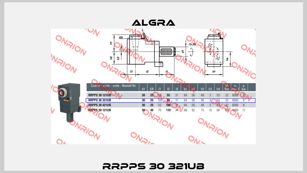 RRPPS 30321 UB Algra