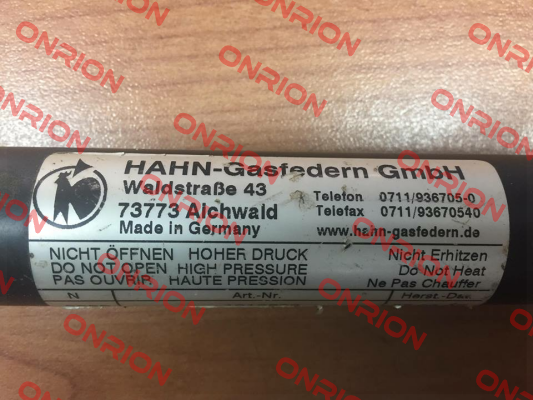 G 14 28 0150 9 0420 WG35 WG35 02020N / 28-022YP Hahn Gasfedern