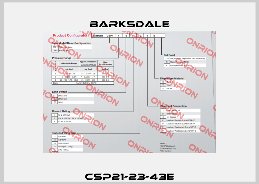 CSP21-23-43E Barksdale