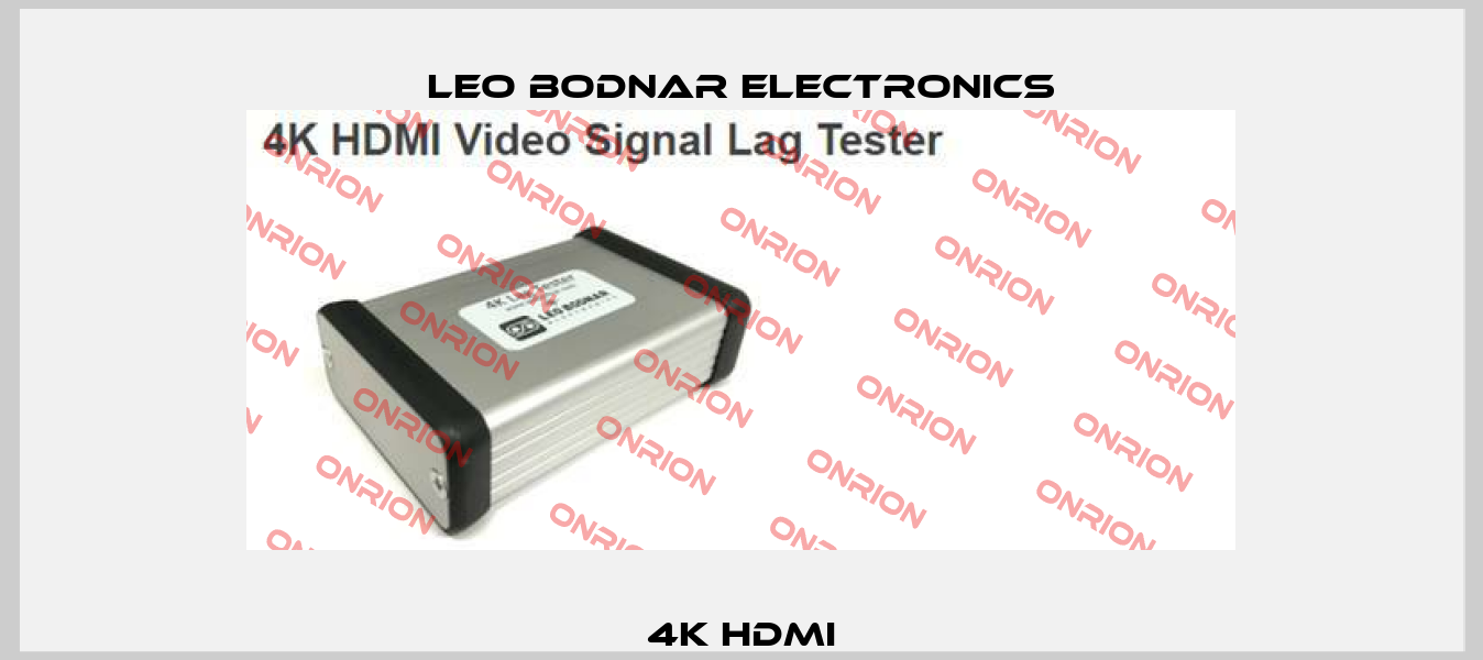 4K HDMI Leo Bodnar Electronics
