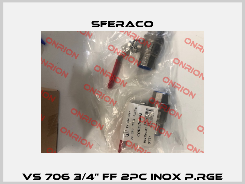 VS 706 3/4" FF 2PC INOX P.RGE Sferaco