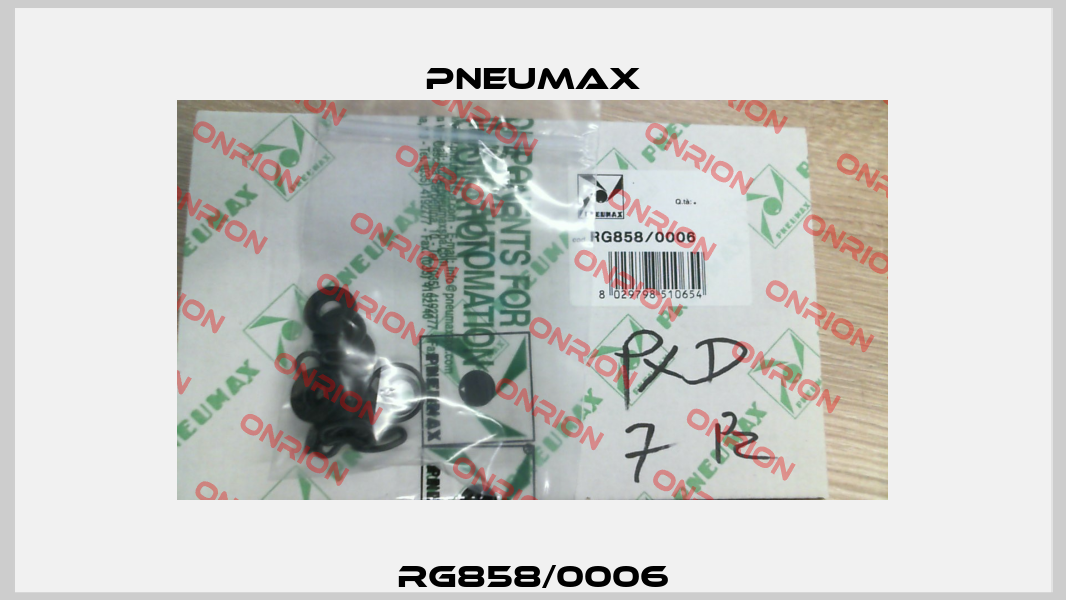 RG858/0006 Pneumax