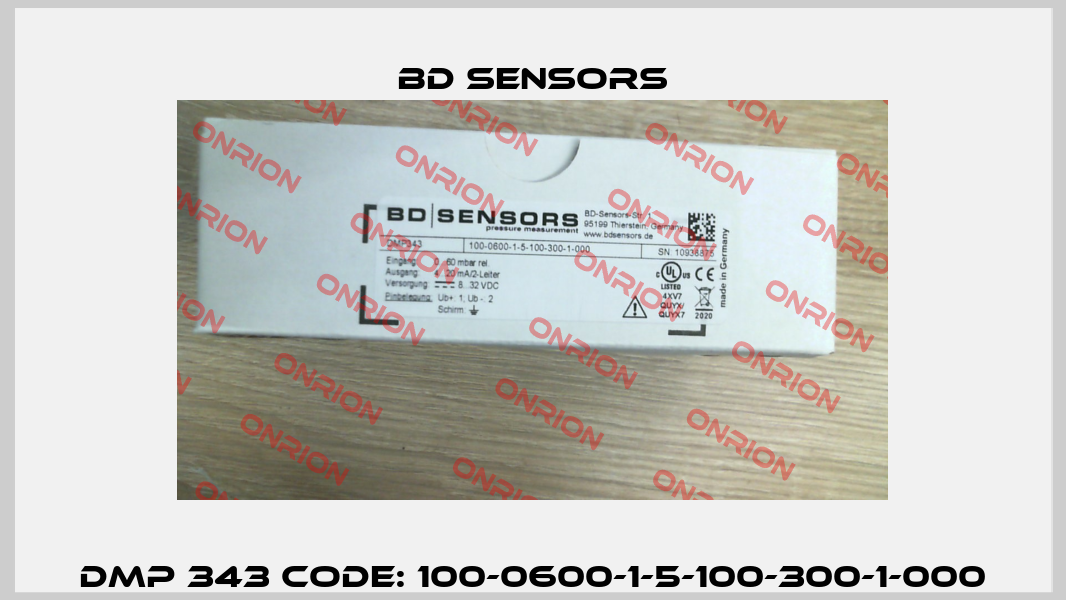 DMP 343 Code: 100-0600-1-5-100-300-1-000 Bd Sensors