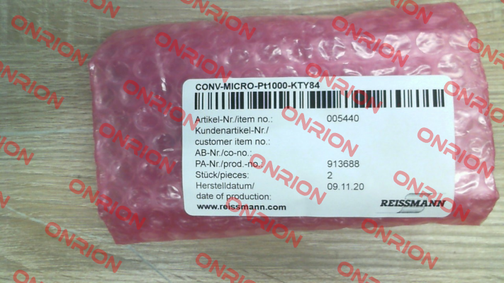 Pt1000 / KTY 84-130 / 005440 Reissmann