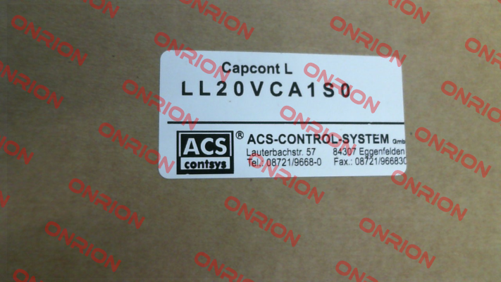 L L 2 0 V C A 1 S 0 (111000044) ACS CONTSYS