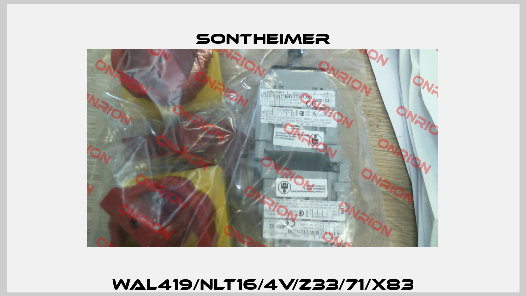 WAL419/NLT16/4V/Z33/71/X83 Sontheimer