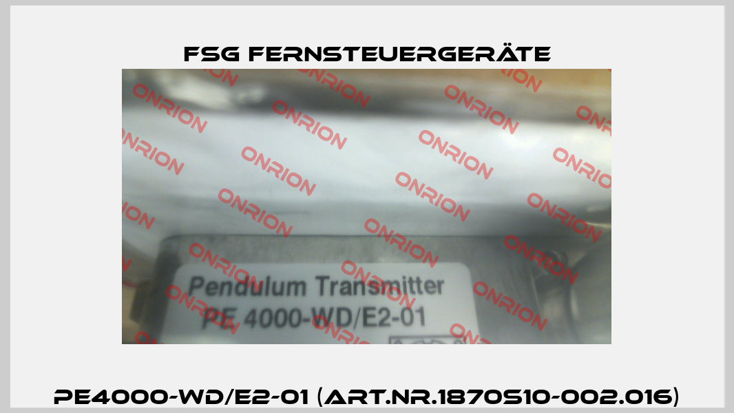 PE4000-WD/E2-01 (Art.Nr.1870S10-002.016) FSG Fernsteuergeräte