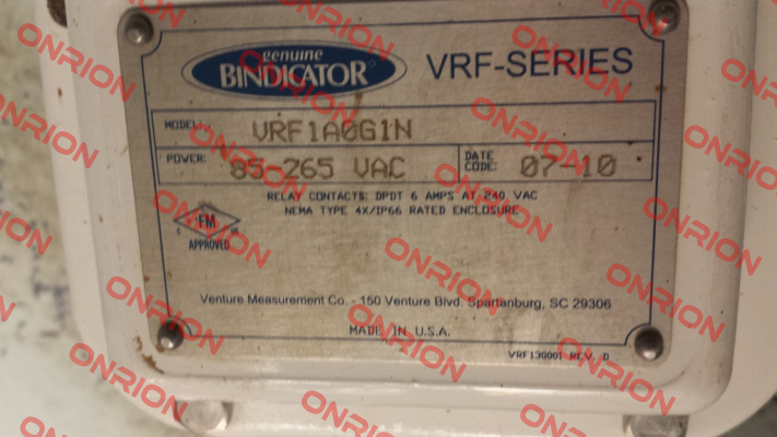 VRFII-SG-N  Bindicator