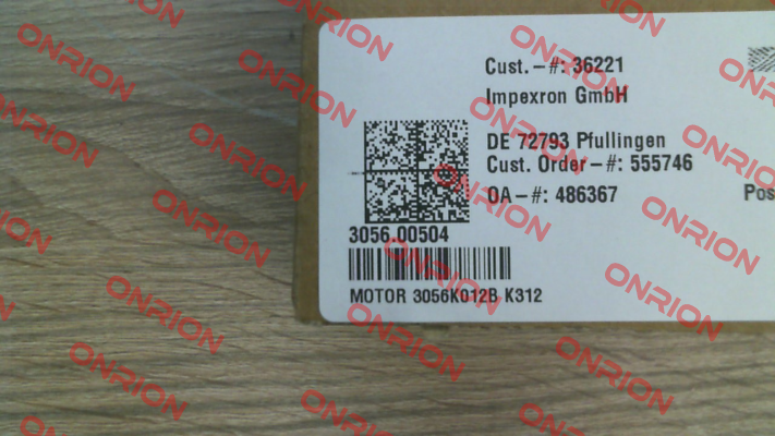 3056.00504] 3056K012B K312 Faulhaber