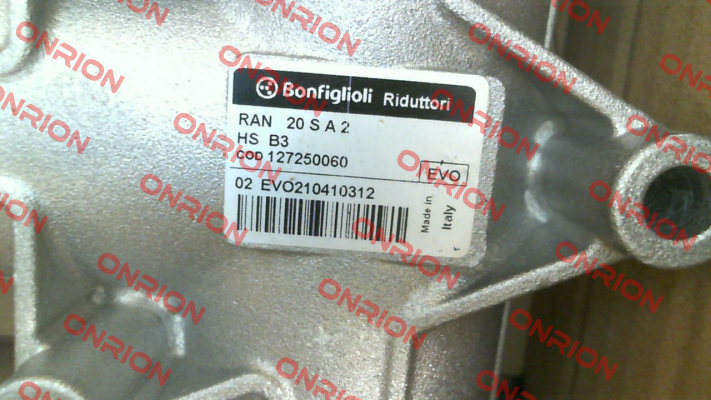127250060 / RAN 20 S A 2 HS B3 Bonfiglioli