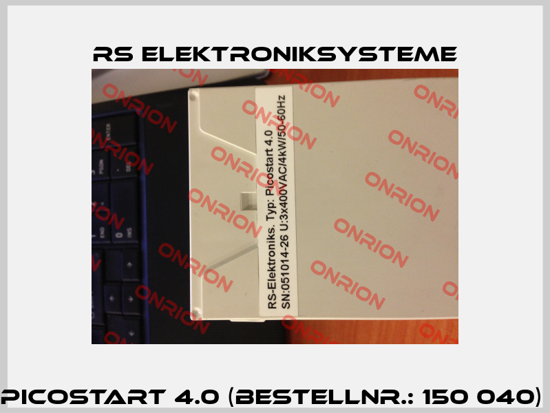 Picostart 4.0 (Bestellnr.: 150 040)  RS Elektroniksysteme