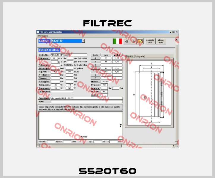 S520T60 Filtrec