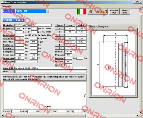 S520T60 Filtrec