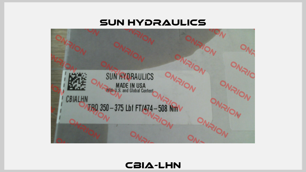 CBIA-LHN Sun Hydraulics