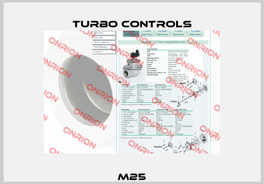 M25 Turbo Controls