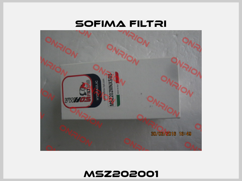 MSZ202001 Sofima Filtri