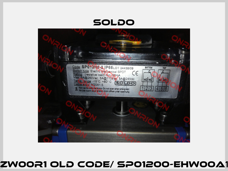 SP012A0-EZW00R1 old code/ SP01200-EHW00A1 new code Soldo