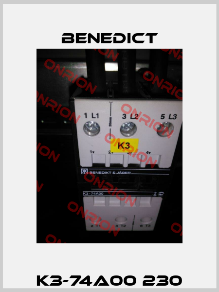 K3-74A00 230 Benedict